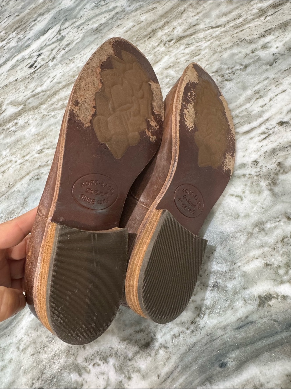 Kork -easy leather loafers shoes brown - Picture 12 of 12